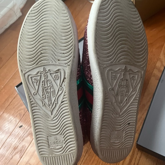 Gucci glitter ace sneakers - Picture 5 of 5